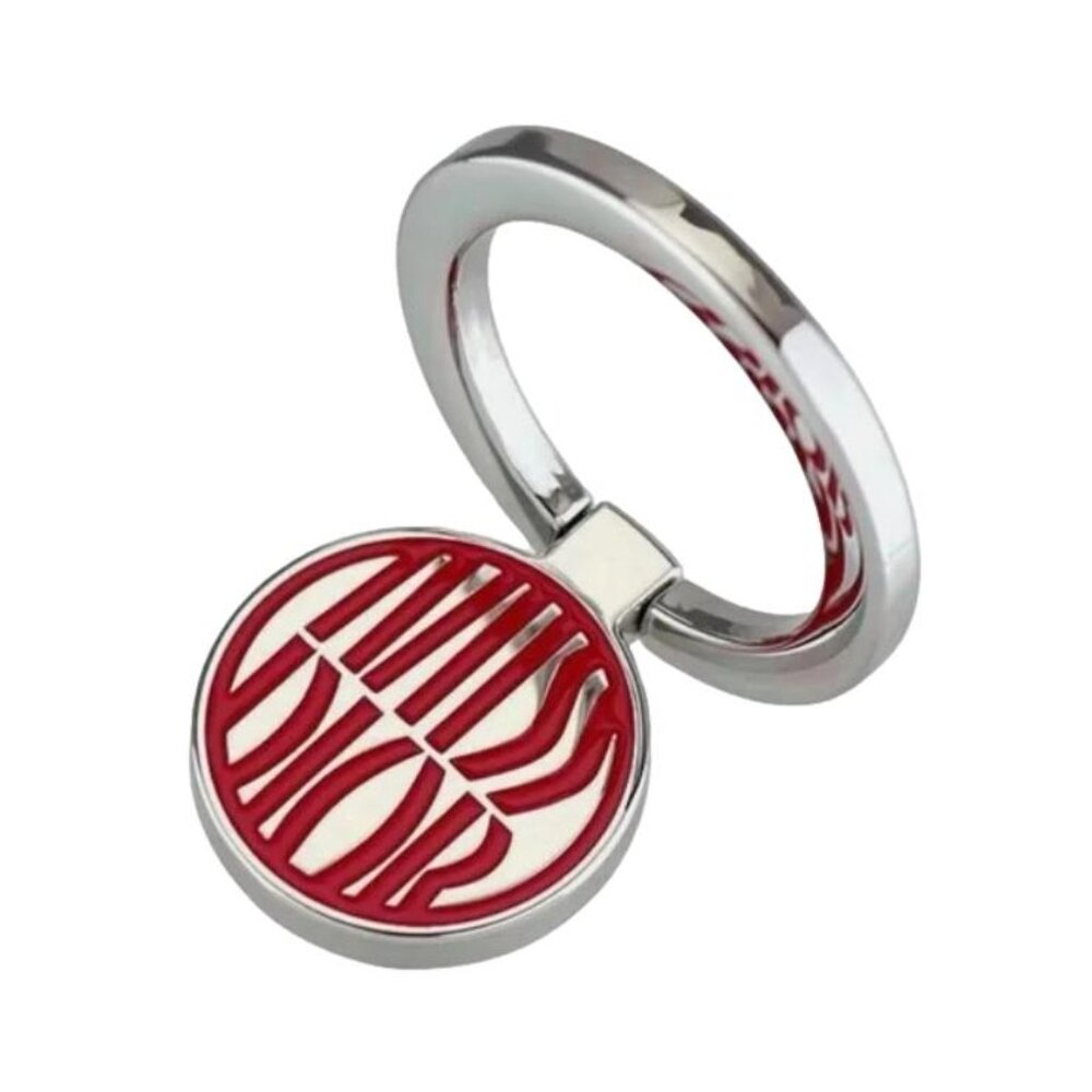Christian Dior Miss Dior Cell Phone Ring Holder Pink & Silver New In Box